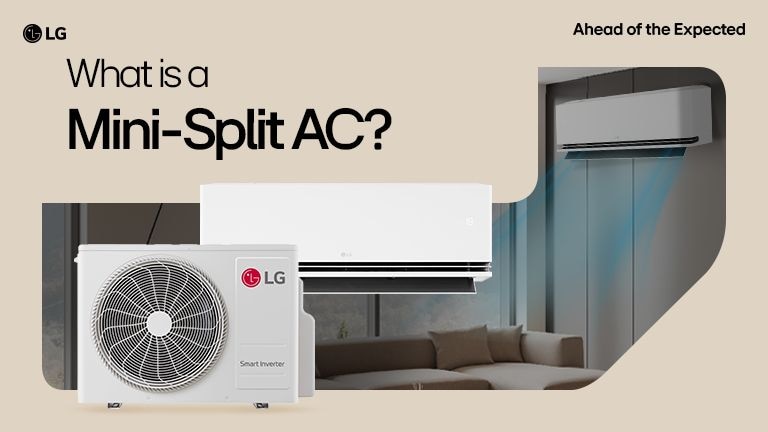 LG Dualcool S1 Premium mini split AC unit for efficient home cooling and heating. Ductless air conditioner system.