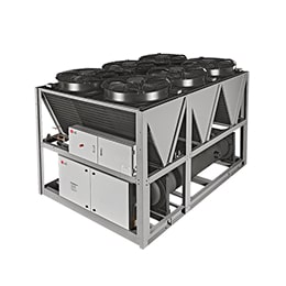 LG Air-cooled Screw Chiller is displayed.