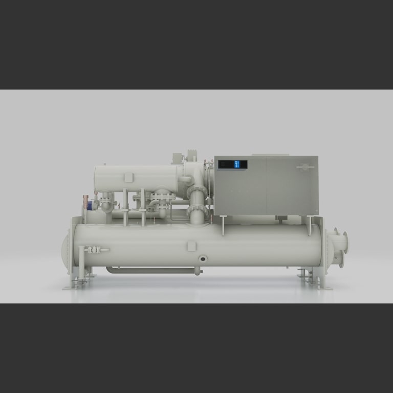 The UPS operation process of LG Oil-free Centrifugal Chiller is demonstrated.