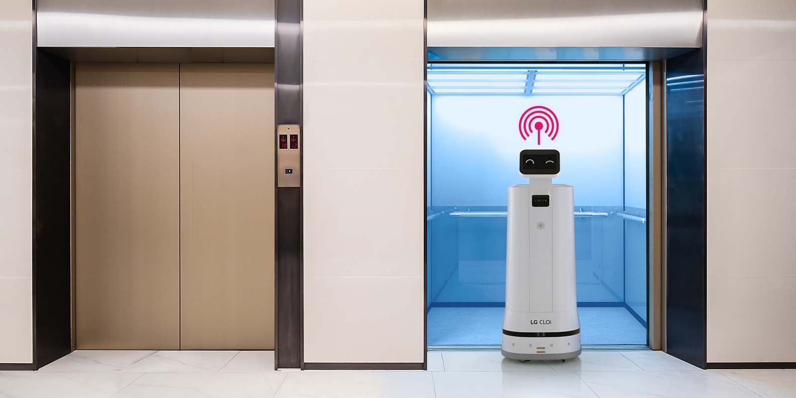 The first delivery robot in Korea to be recognized for its synchronized operation with elevators.