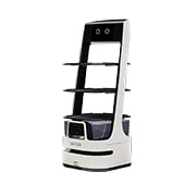 LG Reliable Serving Expert with Enhanced Driving Capacity, -30 degree side view, LG CLOi ServeBot, thumbnail 2