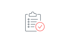 Order confirmation icon.	