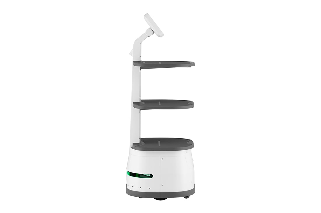LG CLOi ServeBot (Shelf type), left side view, CLOi ServeBot (Shelf type)