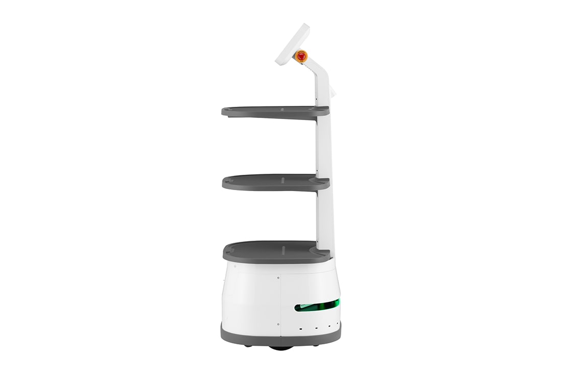 LG CLOi ServeBot (Shelf type), right side view, CLOi ServeBot (Shelf type)