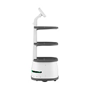 LG CLOi ServeBot (Shelf type), left side view, CLOi ServeBot (Shelf type), thumbnail 3