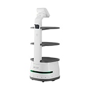 LG CLOi ServeBot (Shelf type), +45 degree side view, CLOi ServeBot (Shelf type), thumbnail 5
