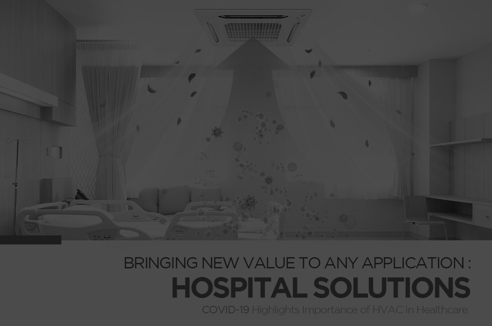 Image of hospital with a DUAL Vane functioning.