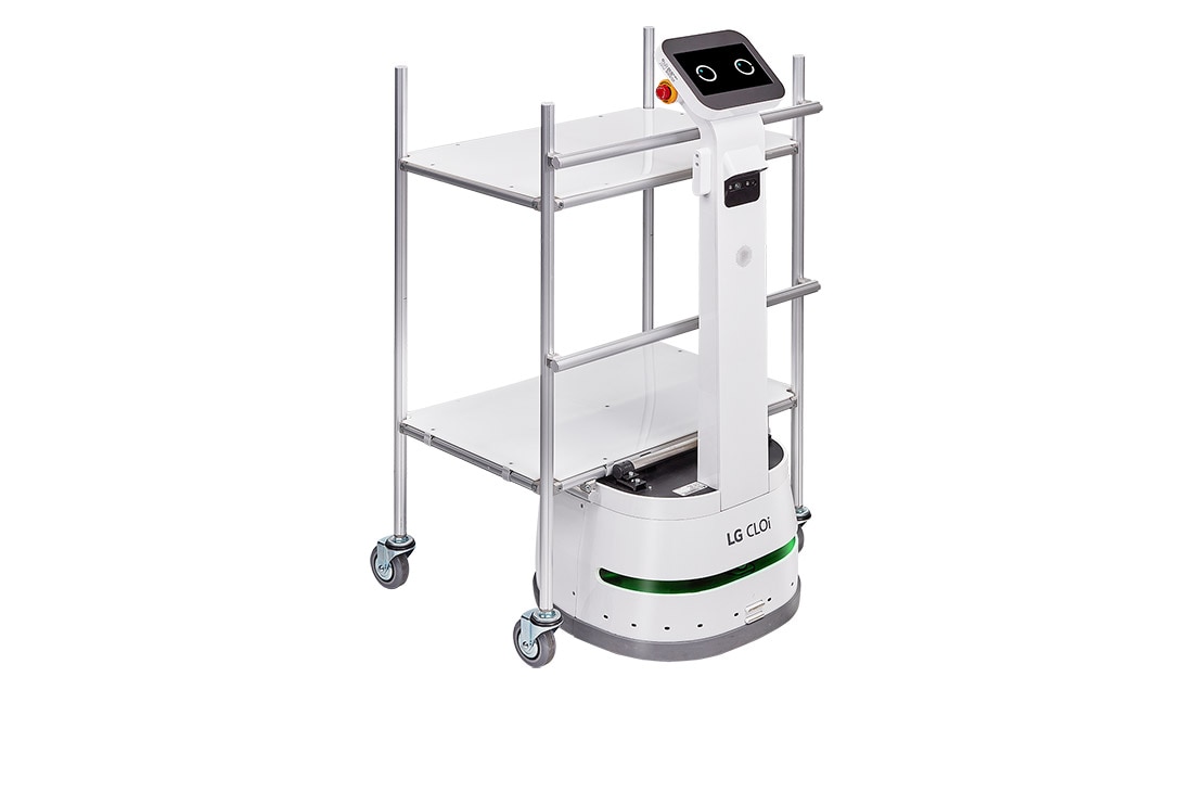 LG CLOi CarryBot that increase work efficiency, +30 degree perspective view, LDLAXRO10, thumbnail 5