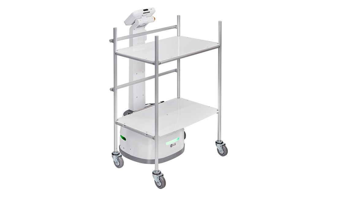 LG CLOi CarryBot that increase work efficiency, -30 degree rear perspective view, LDLAXRO10, thumbnail 6