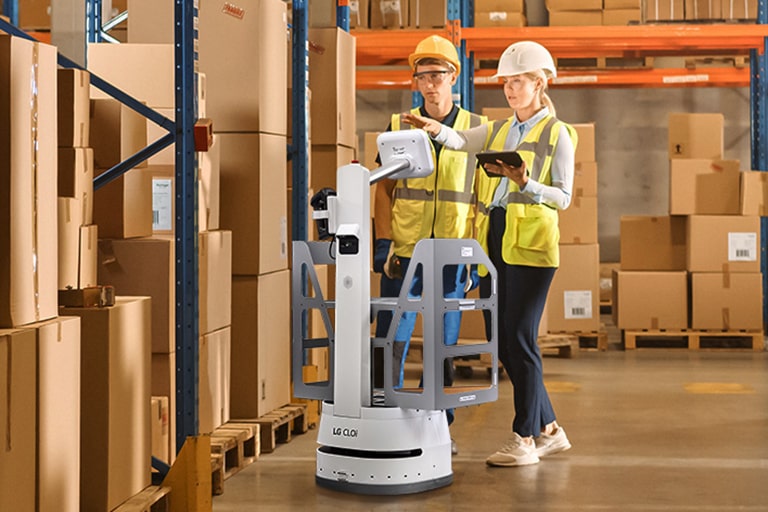 This image shows that the display has been located for the operator's convenience.	