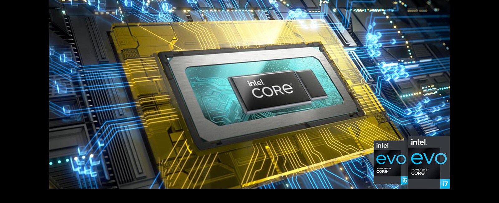 It shows the  Intel® Core™ chip.