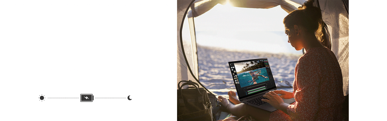 It shows that a gram is on from day to night.