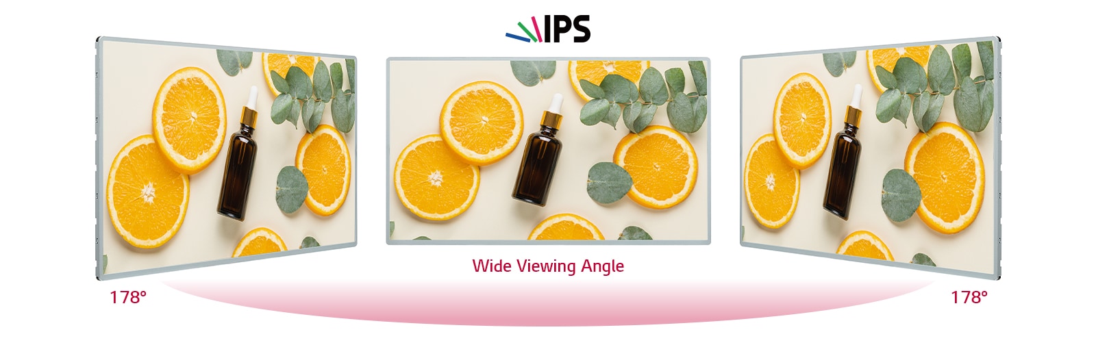 With a 178-degree wide viewing angle, the display content is visible from any angle.