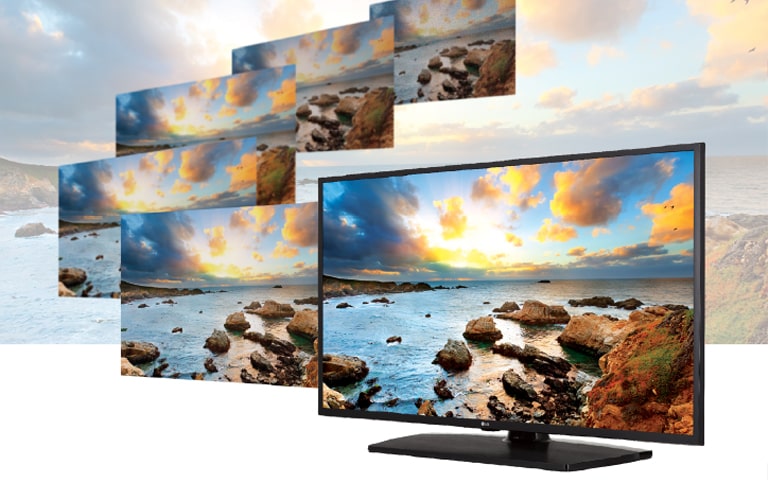 FHD content on the TV appears as though it’s upgraded to 4K UHD quality.