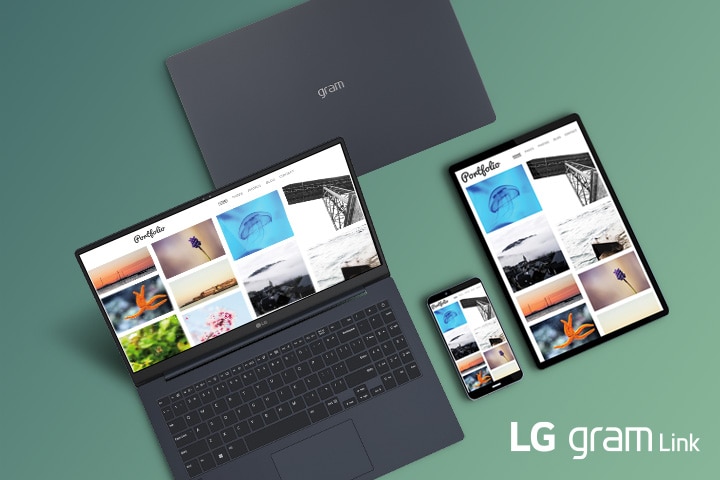 LG gram Link-connect with various devices-iOS-Android.