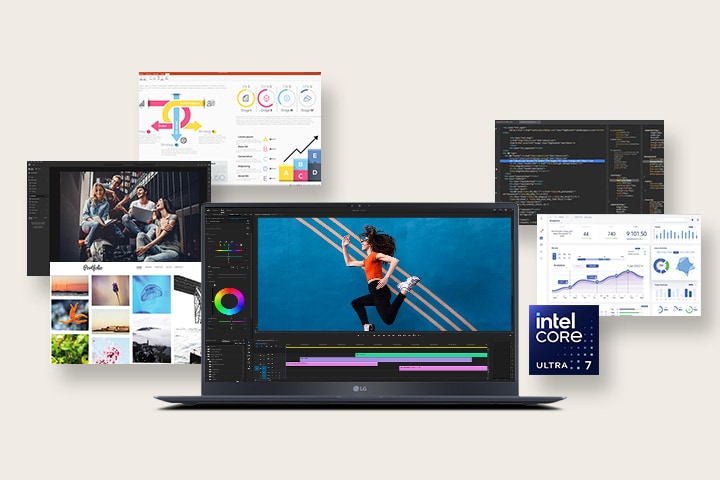 latest Intel® Core™ Ultra 7 Processor-evo edition.	