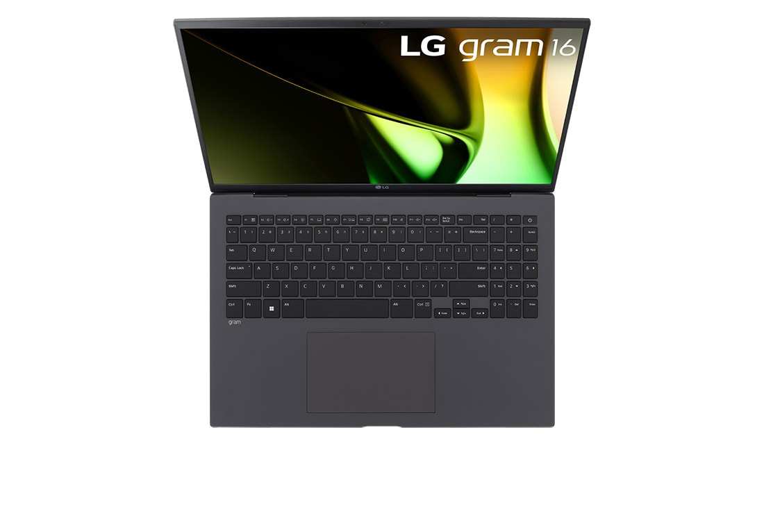 LG gram 16” | Ultra-lightweight | 16:10 Anti-glare IPS display | Intel® Core™ Ultra 7 Processor, Top view and cover open, 16Z90S, thumbnail 15