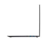 LG gram 16” | Ultra-lightweight | 16:10 Anti-glare IPS display | Intel® Core™ Ultra 7 Processor, Left side view and cover open, 16Z90S, thumbnail 11