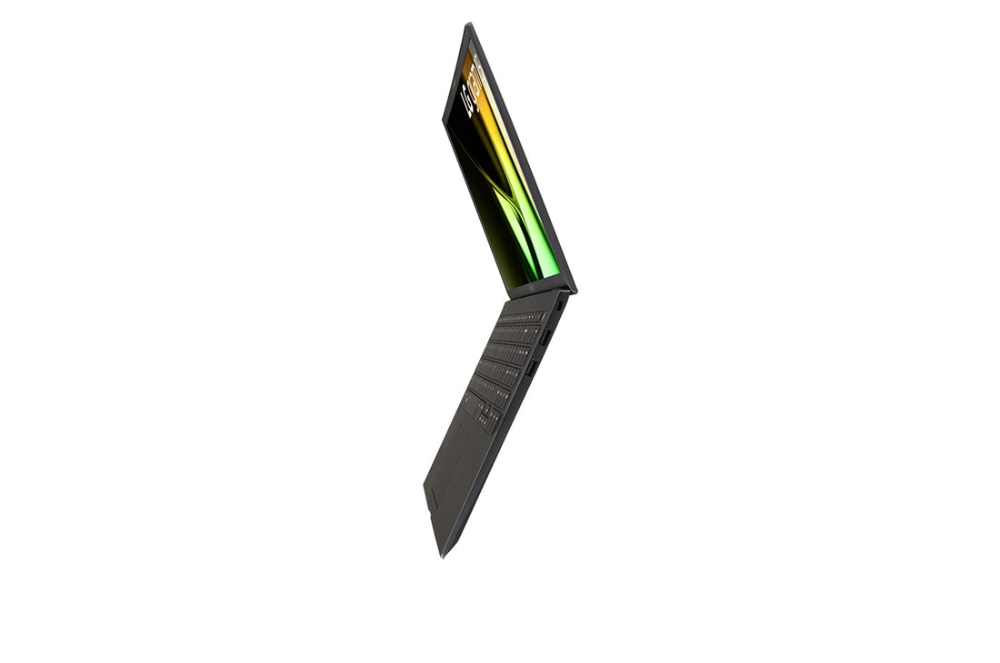 LG gram 15” | Ultra-lightweight | FHD Anti-glare IPS display | Intel® Core™ Ultra 7 Processor, Right side view with the cover fully open, 15Z90S, thumbnail 18