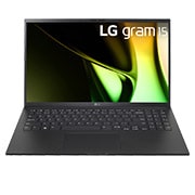 LG gram 15” | Ultra-lightweight | FHD Anti-glare IPS display | Intel® Core™ Ultra 7 Processor, Front view with keyboard, 15Z90S, thumbnail 2