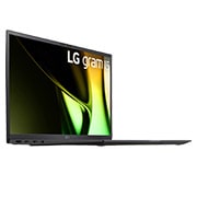 LG gram 15” | Ultra-lightweight | FHD Anti-glare IPS display | Intel® Core™ Ultra 7 Processor, +30 degree side view and cover open, 15Z90S, thumbnail 6