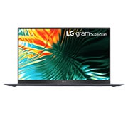 LG gram SuperSlim 15.6'' | Ultra-slim & Ultra-light | FHD OLED display | Intel® Core™ Ultra 7 Processor, Front view, 15Z90ST, thumbnail 1
