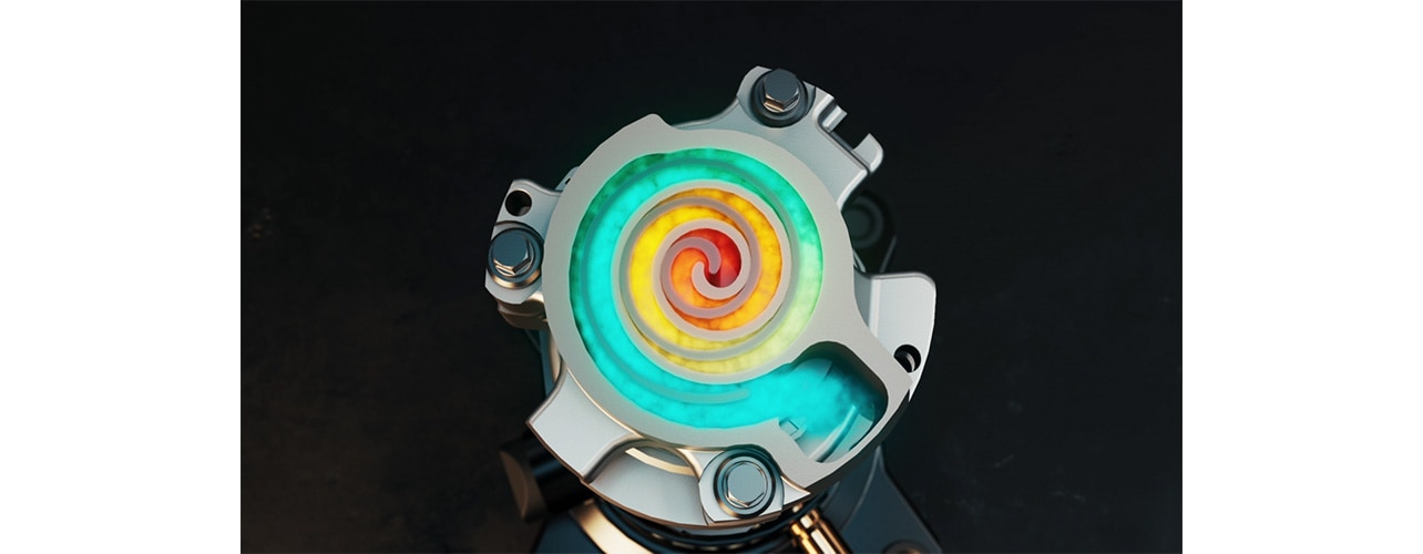 An image of a simulation of compression