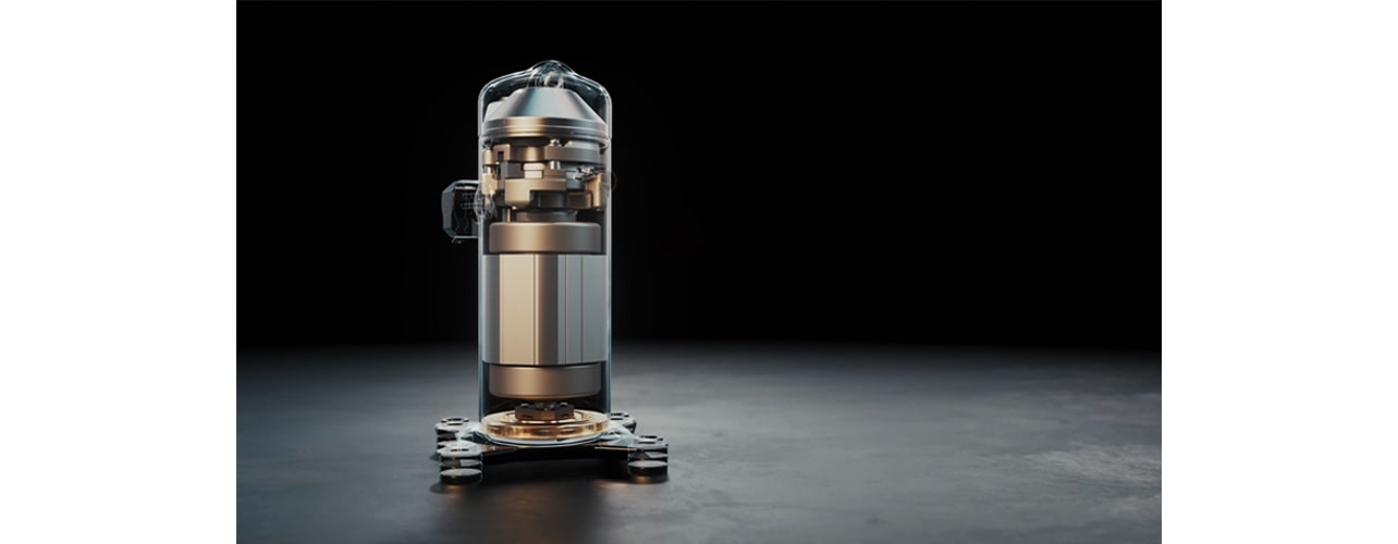 An image of a thumbnail of the video, "The Basics of a Scroll Compressor"