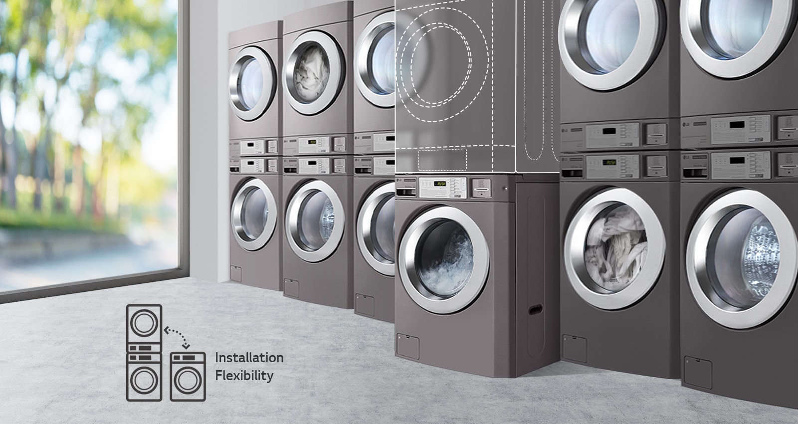 Installation flexible