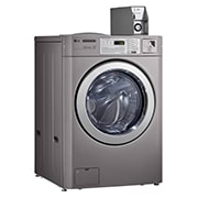 LG 3.7 cu.ft Standard Capacity Front load Washer, -15 degree side view, GIANT WASHER, thumbnail 5
