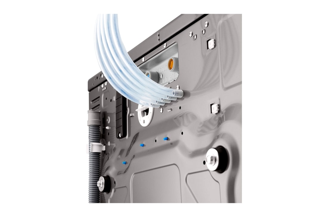 LG 5.2 cu.ft Ultra Capacity Front load Washer, Auto dosing hose view, TITAN WASHER, thumbnail 12