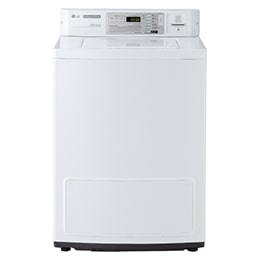 LG top load washer, a white top-load washing machine.