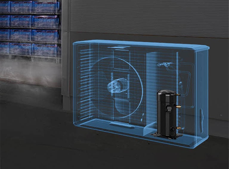 LG Compressor and motor in Refrigeration Solutions KV