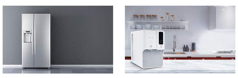 A Refrigerator and a Water Purifier