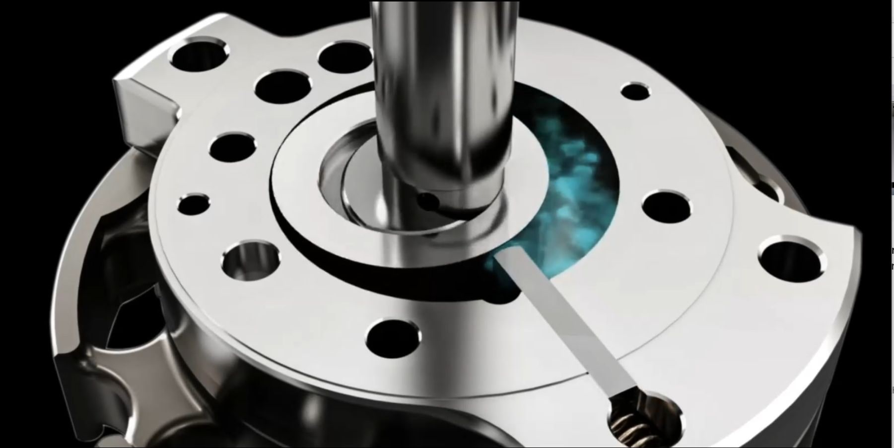 Key compression components of LG Rotary Compressor, Reciprocating Compressor, Scroll Compressor, and Direct Drive Motor are shown in close-up, sequentially.