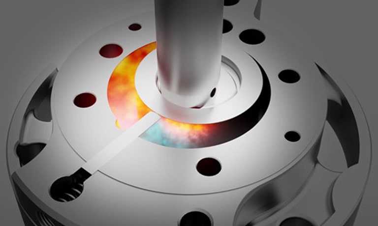 The Refrigerants' Movement of a Rotary Compressor