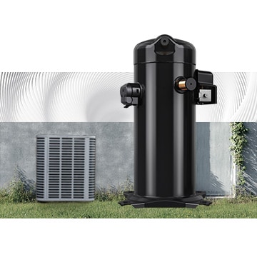 Two Stage Scroll Compressor