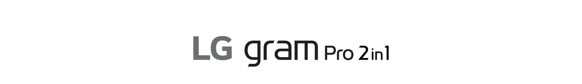 LG gram Pro 2in1 logo.	