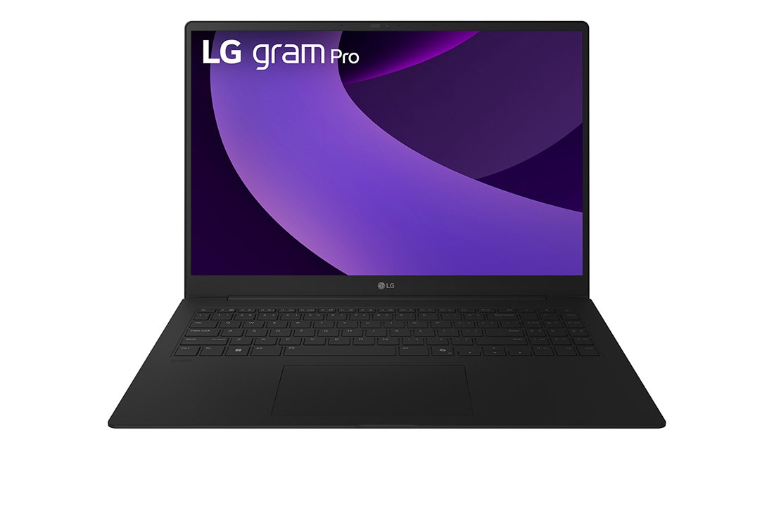 LG gram Pro 16'' | Lightweight 32GB RAM Intel® Core™ Ultra Processor Laptop | Windows 11 Pro, gram Hybrid AI, Copilot, LG gram Link, 16:10 OLED display, Front view with keyboard, 16Z90TP, thumbnail 2
