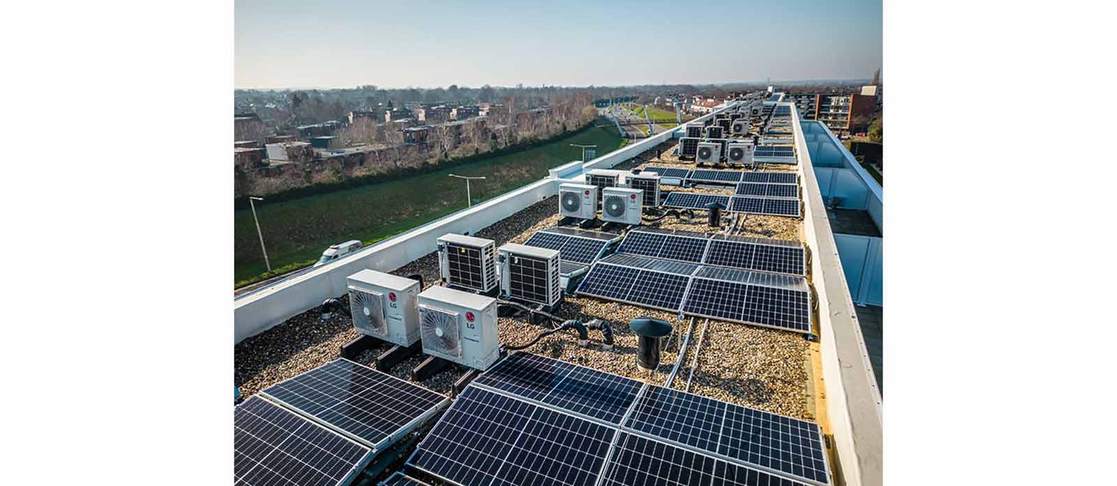 Therma V installed on top of the apartment