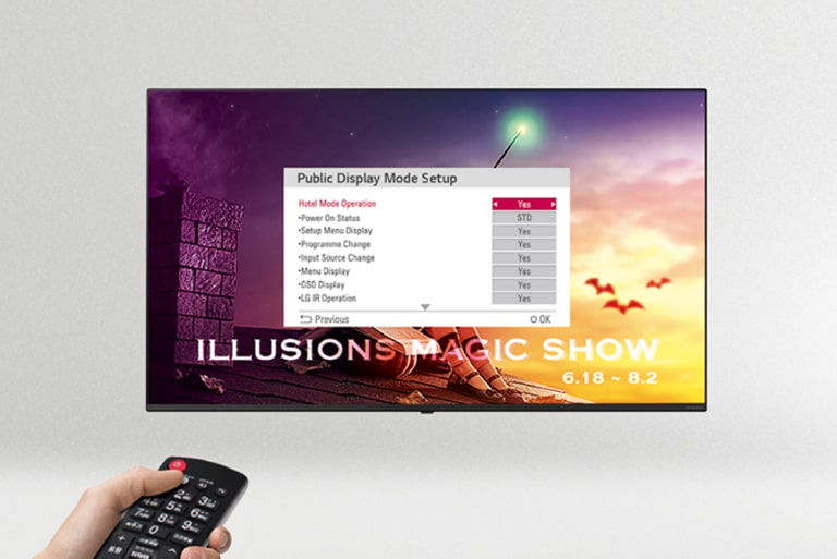 Hotel Mode (Public Display Mode)