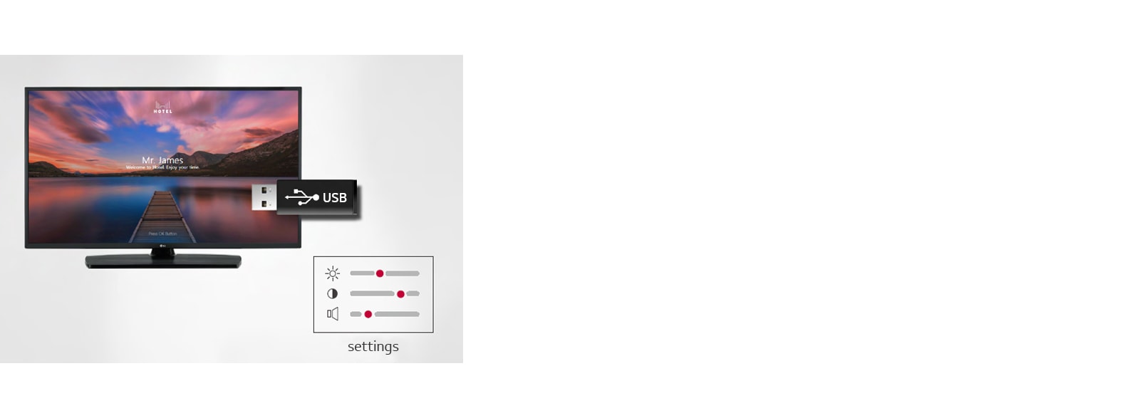 A USB which cloned another TV's setting is helping to make setting up a TV. 