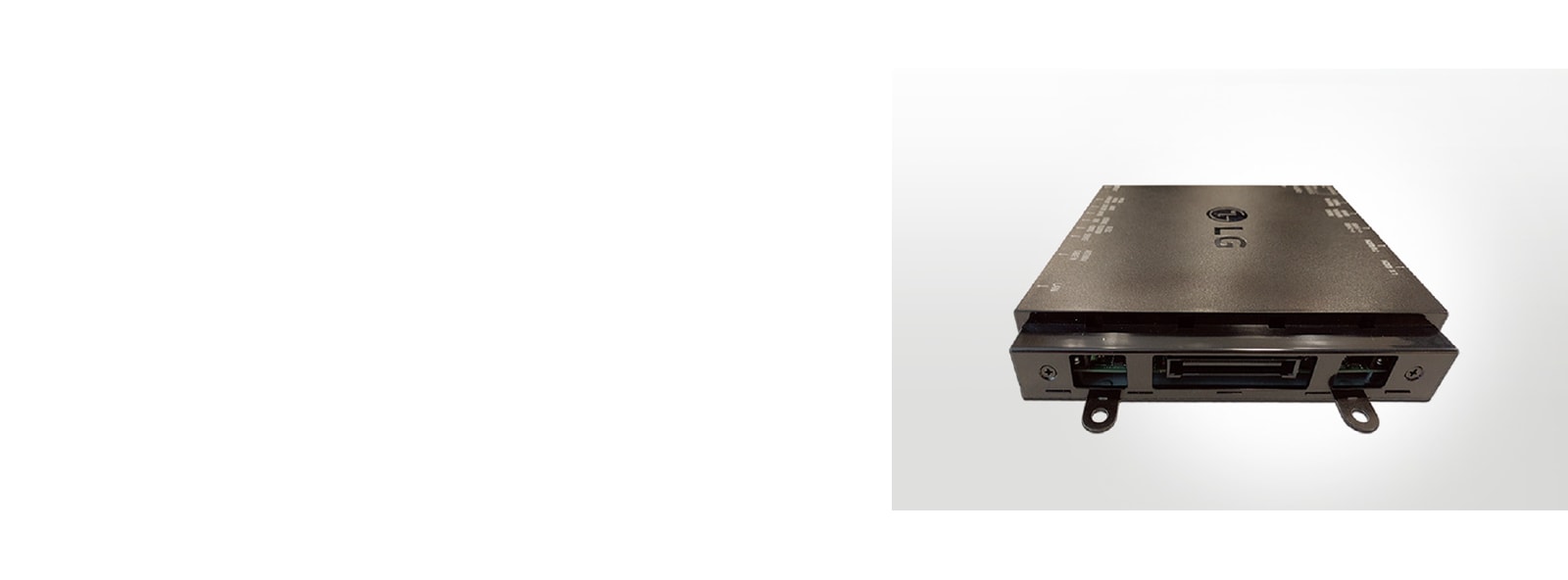 STB-6500 has side connector that can extend additional 3rd party external modules.