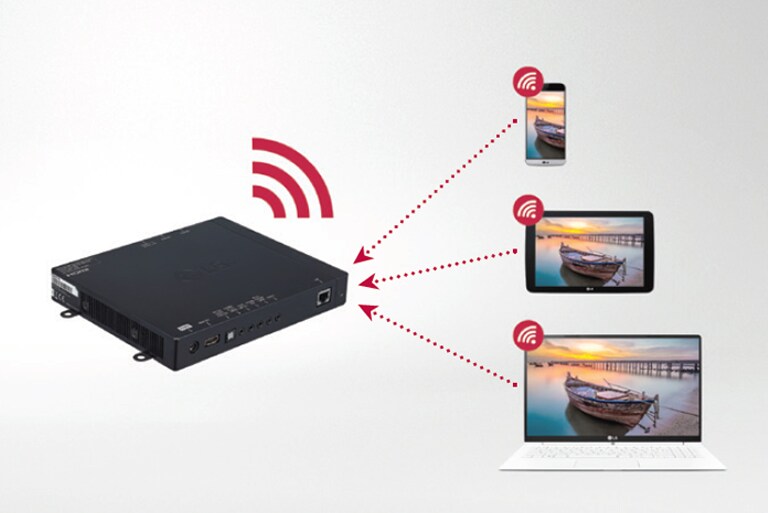 Set Top Box can function as wireless hotspot through SoftAP.