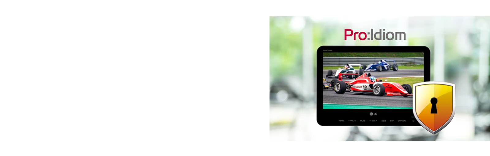 Pro:Idiom is protecting the content playing on a TV.