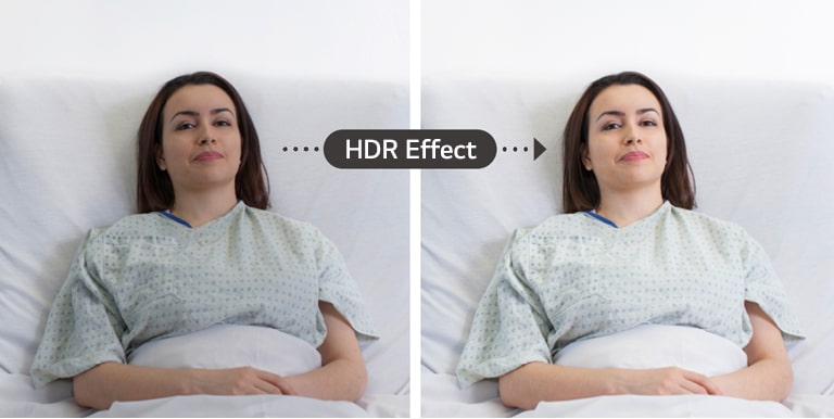 The LG Smart Cam Pro's HDR effect makes a face bright even when there’s a backlight.