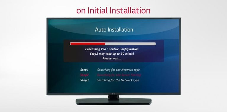 The user is installing via the EzManager's automatic installation function.