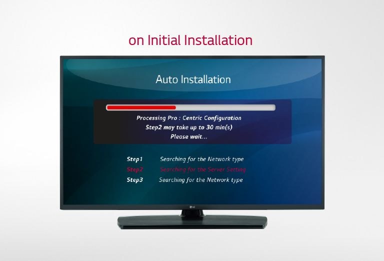 The user is installing via the EzManager's automatic installation function.