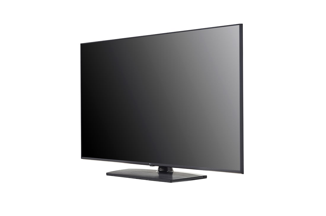 LG Essential Commercial TV, -45 degree side view, 55UN560H, thumbnail 3