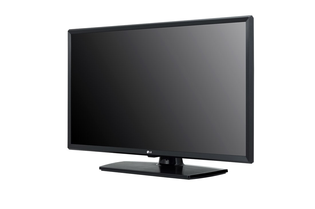 LG Essential Commercial TV with Commercial Grade Stand, -45 degree side view, 32LN340H (NA), thumbnail 3